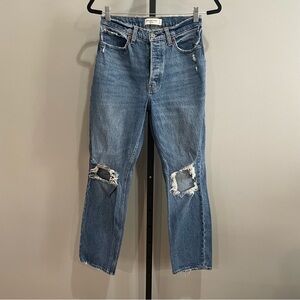 Abercrombie & Fitch The Dad High Rise Jean Women’s Size 25